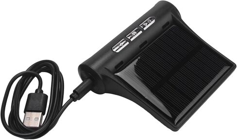 CAR Solar Digital Clock مع شاشة LCD وقت درجة الحرارة في السيارة لزينة جزء السيارة الشخصية في الهواء الطلق ب in Saudi Arabia