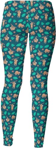 Crazy Dog T-Shirts Womens Funny Leggings Cute Elastic Tights for Ladies Workout Running Yoga Pants in Saudi Arabia