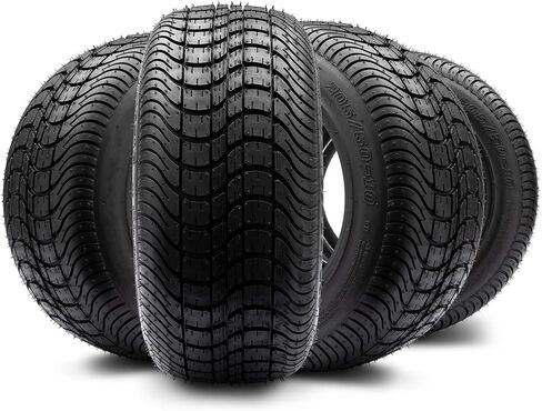 Powersports Bundle Full set of Arisun Cruze AT21 205x50-10 (4ply) DOT Golf Cart Tires (4) in Saudi Arabia