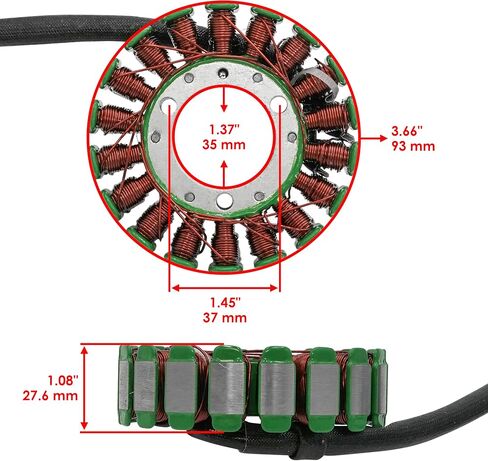 Caltric Stator متوافق مع Kawasaki KFX450R KFX 450R KSF450B KSF 450B 2008-2014 in Kuwait
