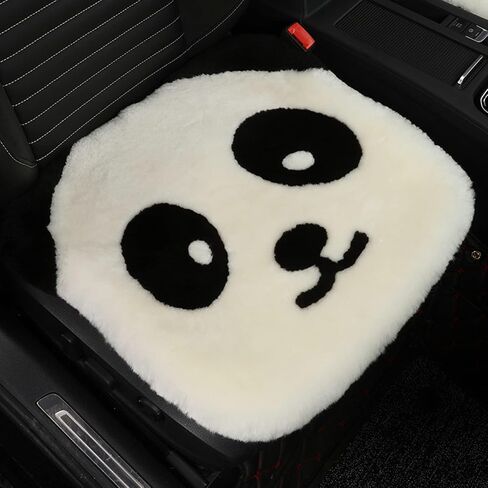 Genuine Sheepskin Car Seat Cushion Natural Fur Wool Seat Cover for Cars Trucks SUV Soft Comfort Office Chair Protector Pad Car Accessories Universal Fit in Kuwait