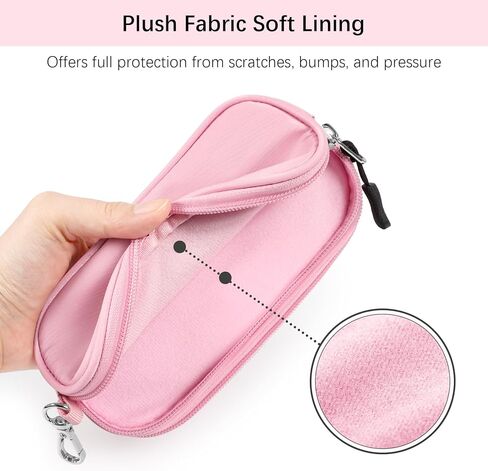 حقيبة نظارات مزدوجة ، حقيبة نظارة شمسية ثنائية ناعمة ، حامل نظارات السفر المحمولة مع مقطع in Kuwait