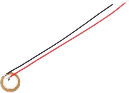 10pcs Piezoelectric Piezo Ceramic Wefer Plate Sensor Sensor Di 12mm/15mm/18mm/20mm/27mm/35mm/50mm لأسلاك مكبر الصوت (10pcs 27 ملم) in Kuwait
