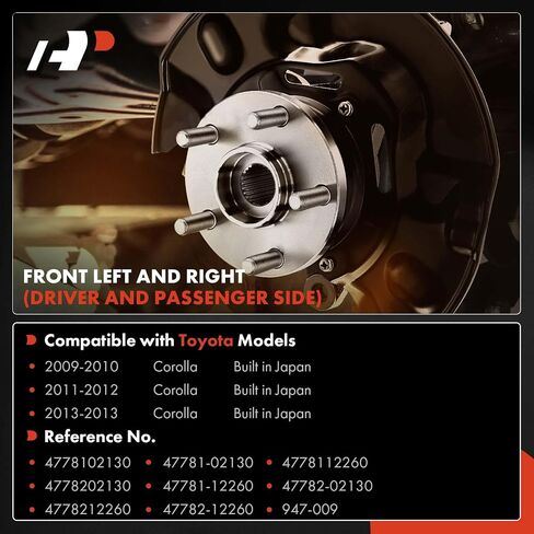 A-Premium Front Driver & Prastenger Side Side Swiser Shield متوافق مع نماذج Toyota-Corolla 2009 2010 2011 2013 ، 2-PC Set in Saudi Arabia