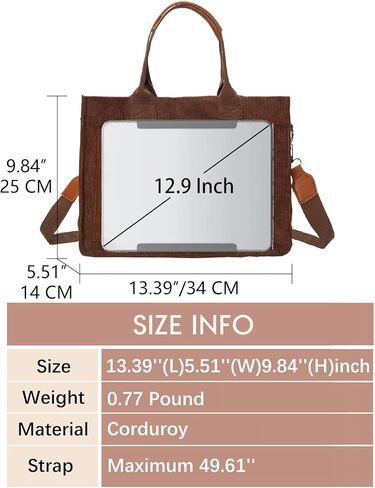 Women Canvas Tote Bag With Pockets Crossbody Bags for Women Casual Hobo Messenger Bag Shoulder Bag Handbag for Women in Kuwait