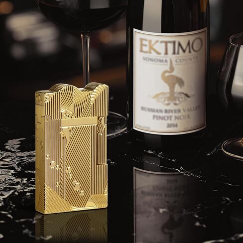 YUSUD Vintage Trench Lighter, One Piece Sanji Lighter, Cool Pipe Lighters Fluid Refill, Brass Copper Lighter, Unique Kerosene Lighter Gifts for Men Woman Dad (Fuel Not Included) in Kuwait