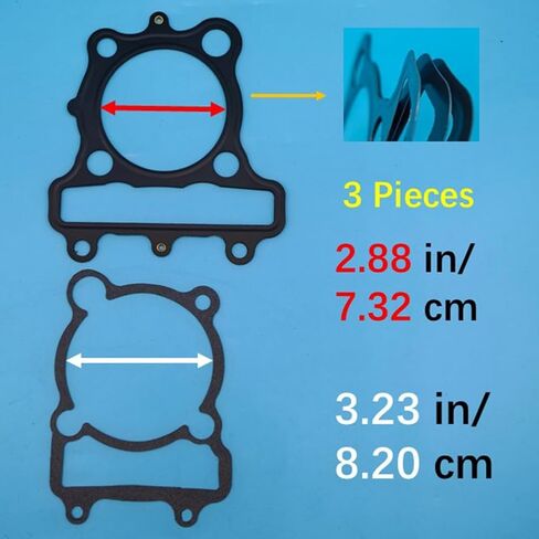 Complete Top Bottom End Head Gasket Set Kit for Yamaha TTR225 1999-2004 TTR230 2005-2020 XT225 1992-2007 Z1207 in Saudi Arabia