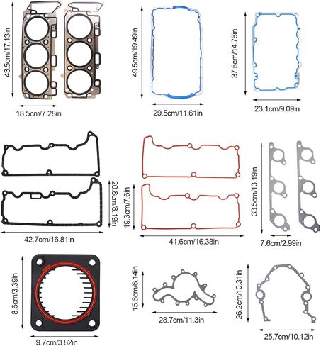 Complete Gasket Set Compatible for Ford Explorer 4.0L 1997-2000，for Mercury Mountaineer 4.0L 1998-2000 Replacement HS9293PT FSD1505 Engine Head Complete Gasket Kit in Saudi Arabia