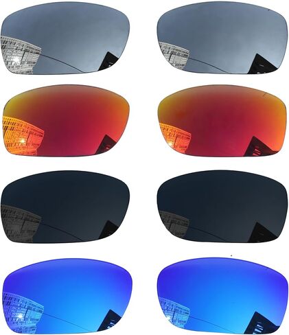 acefrog 4 أزواج عدسات استبدال مستقطبة لـ Oakley Fives مربعة (4+1) ² OO9238 نظارة شمسية ، ملائمة تمامًا ، مقاومة للأثر ، مضادات الخدش ، العدسات النسائية ، حزمة القيمة in Saudi Arabia