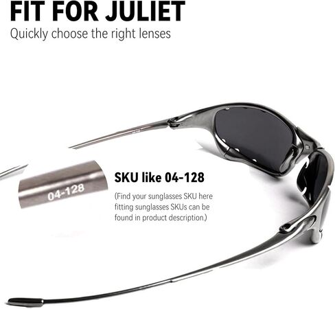 2 Pairs of Replacement Lenses for Oakley Juliet Sunglasses in Saudi Arabia