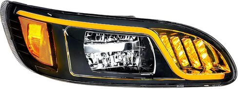 United Pacific 31074 ANDERSBLY ، RH ، LED ، الإسكان الأسود ، شعاع مرتفع/منخفض ، مع ضوء إشارة LED ، ضوء الموضع ، ضوء العلامة الجانبية وضوء تشغيل النهار in Saudi Arabia