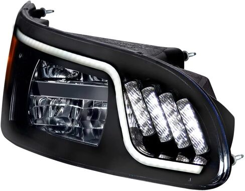 United Pacific 31074 ANDERSBLY ، RH ، LED ، الإسكان الأسود ، شعاع مرتفع/منخفض ، مع ضوء إشارة LED ، ضوء الموضع ، ضوء العلامة الجانبية وضوء تشغيل النهار in Saudi Arabia