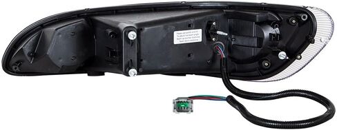 United Pacific 31074 ANDERSBLY ، RH ، LED ، الإسكان الأسود ، شعاع مرتفع/منخفض ، مع ضوء إشارة LED ، ضوء الموضع ، ضوء العلامة الجانبية وضوء تشغيل النهار in Saudi Arabia