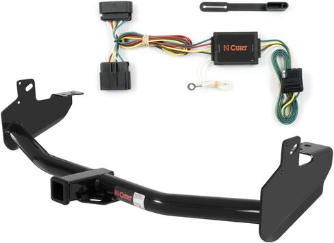 CURT Class 3 Trailer Hitch Bundle with Wiring for Chevy Colorado, GMC Canyon, Isuzu Truck - 13252 & 55510 in Saudi Arabia