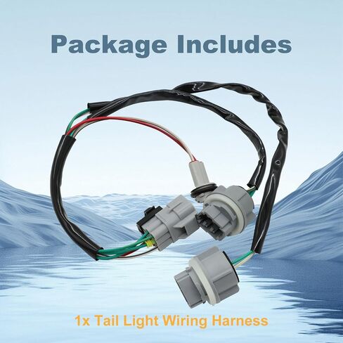 Rear Tail Lamp Light Socket Harness Compatible with Toyota Tacoma 2005 2006 2007 2008 2009 2010 2011 2012 2013 2014 2015 Replace# 81555-04150 in Saudi Arabia