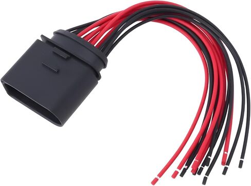ECSING 14Pin Headlight Connector Sluge Harness 3C0973837 متوافق مع Audi متوافق مع VW in Kuwait
