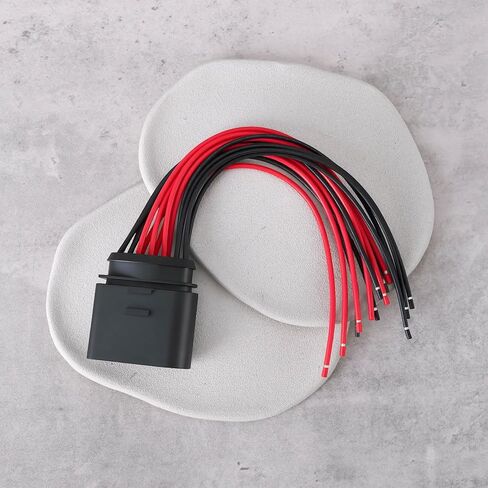 ECSING 14Pin Headlight Connector Sluge Harness 3C0973837 متوافق مع Audi متوافق مع VW in Kuwait