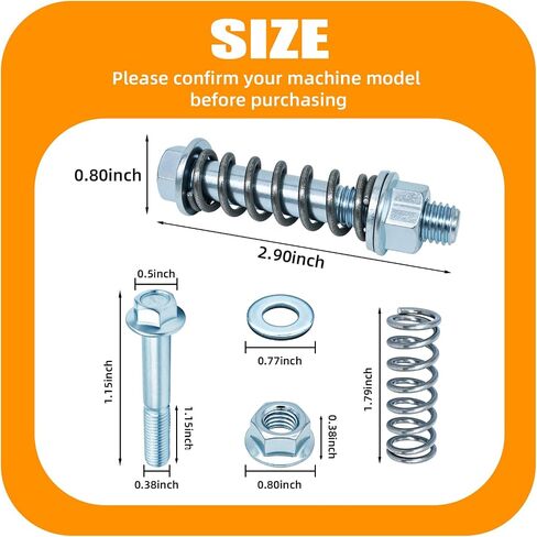Car Exhaust Manifold Bolts,Steel M10x1.5 Mm Exhaust Bolts and Nuts Kit with Springs for Exhaust Gasket,Professional Exhaust Flange Bolts Car Accessories for Most Cars,muffler Exhaust 2pcs in Saudi Arabia