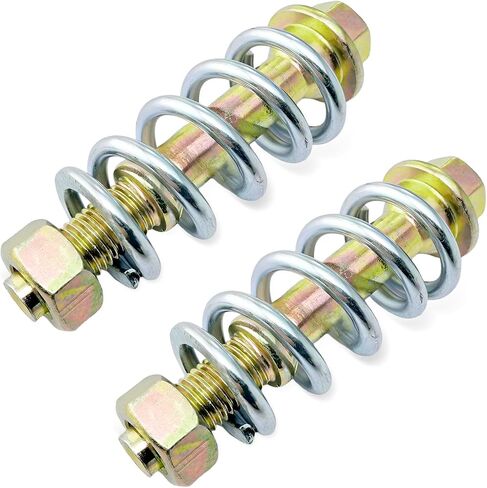 2 PCS Exhaust Bolt and Spring, M10x1.5mm Exhaust Bolts Springs Nuts Kit, Exhaust Manifold Bolts Hardware Kit, Automotive Exhaust Spring Bolt Replacement for Cars Trucks SUVs in Saudi Arabia