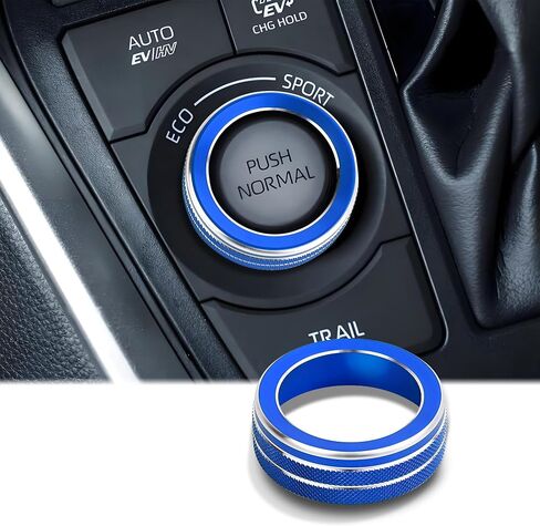 for Toyota Rav4 2019-2025 Accessories, 1pcs Aluminum Alloy Knob Cover Trim for Drive Mode Control Switch (Orange) in Kuwait