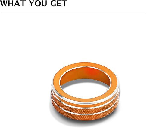 for Toyota Rav4 2019-2025 Accessories, 1pcs Aluminum Alloy Knob Cover Trim for Drive Mode Control Switch (Orange) in Kuwait