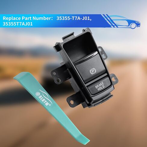 RLDYM Electric Hand Brake Switch 35355-T7A-J01 متوافق مع 2016-2020 Honda HR-V ، فرامل الانتظار الإلكترونية in Kuwait