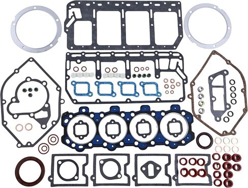 Complete Full Gasket Kit Overhaul Gasket Kit 657-34281 657-34280 657-34271 186-6213 Compatible with Lister Petter LPW4 in Saudi Arabia