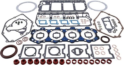 Complete Full Gasket Kit Overhaul Gasket Kit 657-34281 657-34280 657-34271 186-6213 Compatible with Lister Petter LPW4 in Saudi Arabia