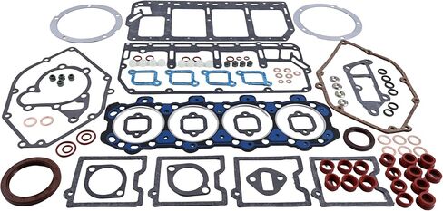 Complete Full Gasket Kit Overhaul Gasket Kit 657-34281 657-34280 657-34271 186-6213 Compatible with Lister Petter LPW4 in Saudi Arabia