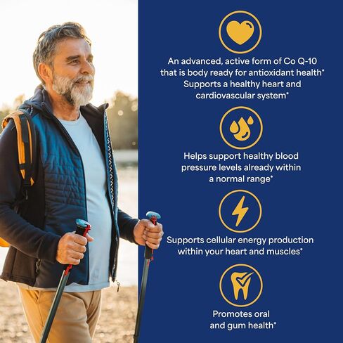 Puritan's Pride Ubiquinol 100mg, Supports Heart Health,120 Softgels in Saudi Arabia