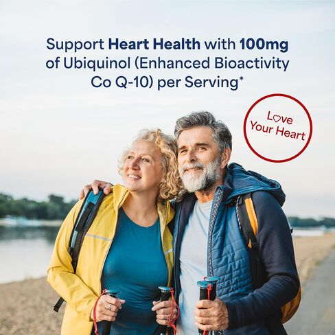 Puritan's Pride Ubiquinol 100mg, Supports Heart Health,120 Softgels in Saudi Arabia