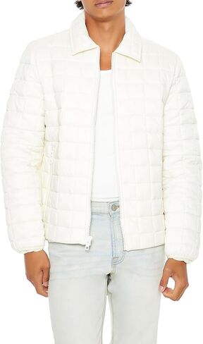 Forever 21 Men's Quilted Zip-up Bomber Jacket in Saudi Arabia