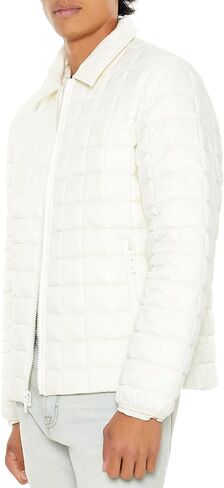 Forever 21 Men's Quilted Zip-up Bomber Jacket in Saudi Arabia