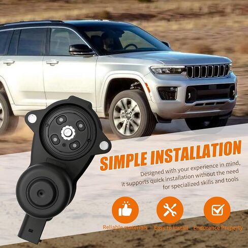 68225300AB Rear Park Brake Actuator, Replacement for Jeep Cherokee 2014-2023 Compass 2017-2019, Replacement for Chrysler 200 2015-2017, Replaces 68225300AA in Saudi Arabia