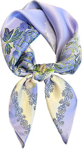 Ciormis 100 ٪ Mulberry Silk Scarf-Women's 21 ''/27''Square حرير الشعر وشاح in Kuwait