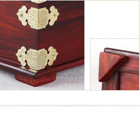 Portable Antique Versatile Showcase, Real Wood/Wooden Jewelry Box, Password Lock Storage Box, Money Bank, Chest Design for Coin Storage and Collectibles in Saudi Arabia