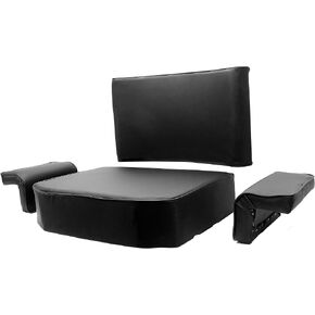 HECASA Seat Cushion Set Compatible with John Deere Crawler Dozer 420 430 440 1010 2010 Seat Back, Seat Bottom and Arm Rest Pair in Kuwait