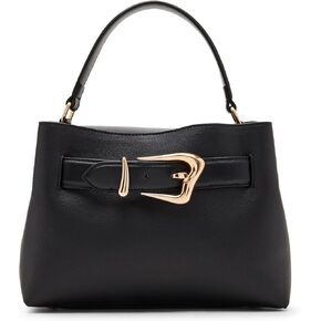 Anne Klein Womens Top Handle Satchel with convertible strap, Black in Kuwait