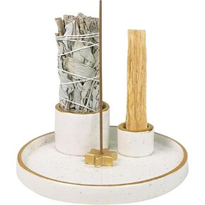 حامل بالو سانتو من السيراميك، حامل حكيم أزرق، حامل عصي بالو سانتو، حامل لطخة حكيم، وعاء لطخة حكيم، حامل حكيم للحرق، صائد الرماد لبالو سانتو، حامل البخور، مبخرة in Kuwait