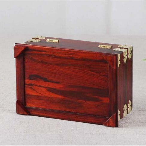 Portable Antique Versatile Showcase, Real Wood/Wooden Jewelry Box, Password Lock Storage Box, Money Bank, Chest Design for Coin Storage and Collectibles in Saudi Arabia