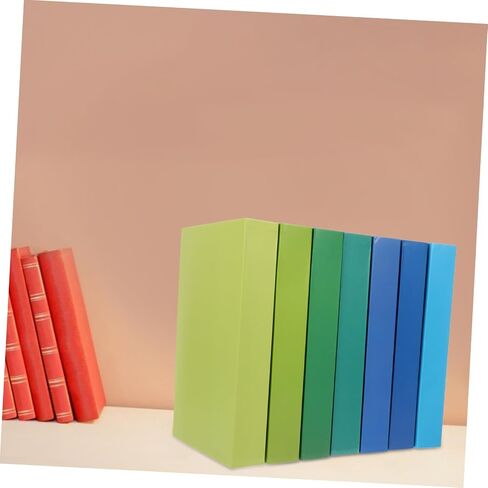 Cabilock 7pcs Gradient Faux Book Modern Decorative Book Models for Home and Office Shelf Decor Chic Tabletop Crafts for Bookshelf and Desk Display in Saudi Arabia