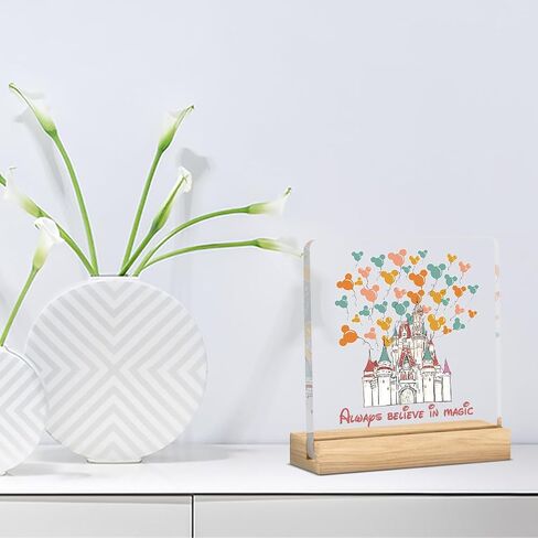 Motivational Quotes Desk Table Decor Cute Acrylic Sign Plaque Decorations for Home Farmhouse Office Bookshelf in Saudi Arabia
