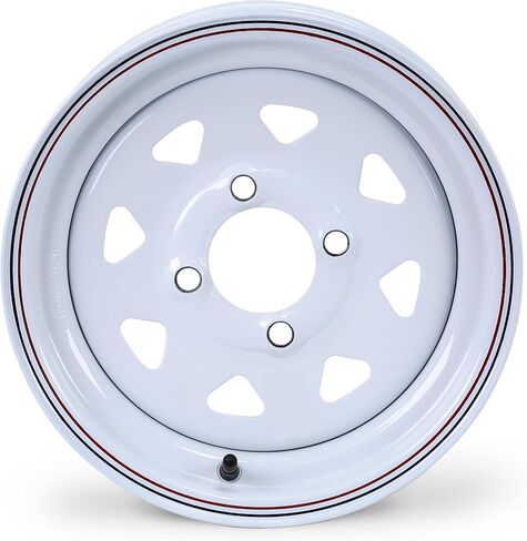WANDA 4.80-12 4.80x12 Trailer Tire Wheel Assembly 6-Ply C 79M 4 Lug on 4" PCD White Spoke Rim in Saudi Arabia