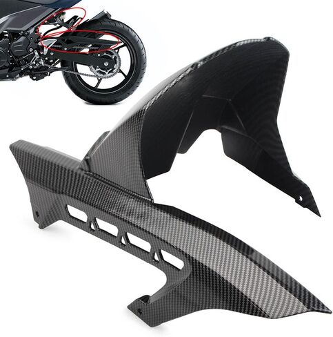 Lirun 1 PCS Carbon Carbon Mud Hugger Guard Mudguard Breat-Mudguard واقي ل Kawasaki Z900 2017-2023 Z900RS in Saudi Arabia