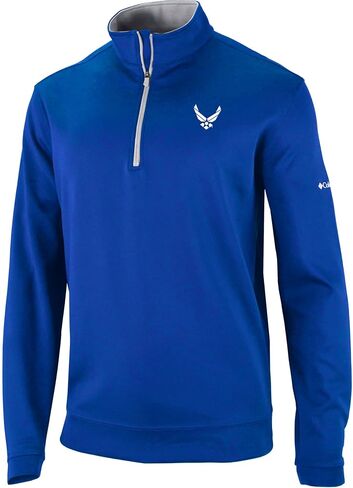 Columbia Men's United States Air Force Wickhams Hills Quarter Zip Omni Wick Pullover in Saudi Arabia