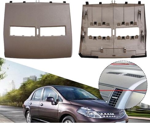متوافق مع Nissan Tiida 2005-2011 Car Finisher-instrument Cover Cover Cover Front Vents Mostmater Air Dashboard (Beig) in Saudi Arabia