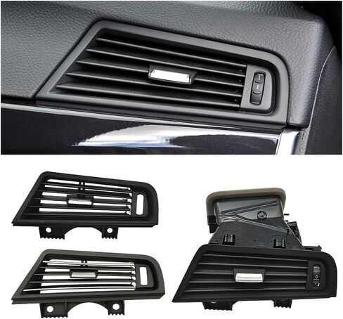 LHD Right Side Air Conditioning Grille AC Vent Outlet Panel Assembly Compatible for BMW 5 Series F10 F11 520 523 525 530 535 64229166884(Style A) in Saudi Arabia