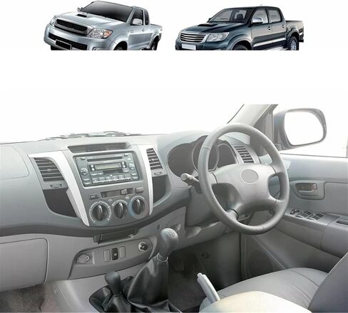 Car Air Conditioner Vent Outlets Compatible for Toyota Compatible for HILUX Dashboard Air Vents Panel 2024 in Saudi Arabia