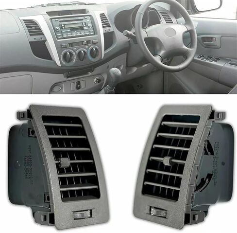 Car Air Conditioner Vent Outlets Compatible for Toyota Compatible for HILUX Dashboard Air Vents Panel 2024 in Saudi Arabia