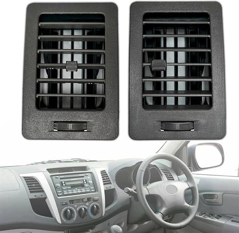 Car Air Conditioner Vent Outlets Compatible for Toyota Compatible for HILUX Dashboard Air Vents Panel 2024 in Saudi Arabia